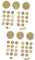VILLCASE 2 Juegos Cabeza De Pirograbado De Letras Cauterización Pasta De Antorcha Soldadura Sellos De Letras De Carpintería Cauterio Para Etiquetas Piloto Bolígrafo Cobre Golden