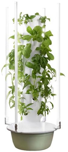 Vertical Hydroponics Growing System, Hydroponics Growing System Tower with Grow Light, 28 Pods Indoor Garden Vertical Planter Kit, for Fruits, Vegetables, Herbs, and Miniature Greens,7Layer