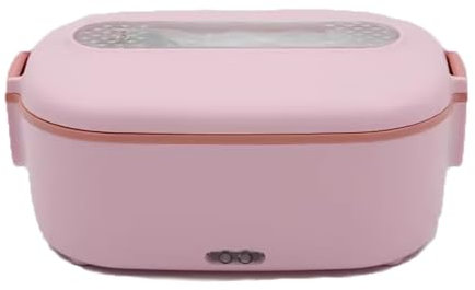 Lunch Box elettrico, riscaldamento automatico con contenitore in acciaio inox 304 da 1,5 l, forchetta e cucchiaio per casa e auto, 12 V/24 V, scaldavivande portatile per lavoro/auto/camion (