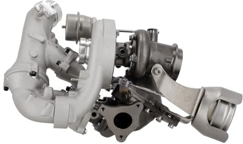 HOMEWQ Twin Turbo Turbolader Kompatibel for Mercedes Benz CDI 2,2 C-Klasse E-Klasse Sprinter Vito 2143cc 120KW 10009880036 6510900880