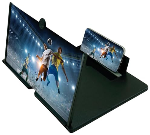 PEARL Handy Microskop: 16 Bildschirm-Lupe (40,6cm) zum Vergrößern von Handy-Display, schwarz (Bildschirmvergrößerer, Bildschirm-Lupe für Videos, PC)