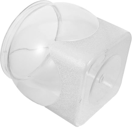 WEKAMOS Aquarium de Bureau Clair et Robuste Vase Multifonction pour Plantes Aquatiques Petits Poissons Décorations de Bureau Pot Hydroponique Spacieux et Résistant pour Maison