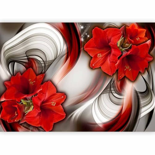 Fotomurales B&D XXL - Abstracto 350x256 cm XXL Papel pintado tejido no tejido Decoración de Pared decorativos Murales moderna Diseno Fotográfico flores b-a-0276-a-b
