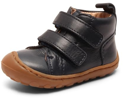 Bisgaard Unisex barn Karel kardborreband sneakers, blå, 19 EU