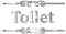 LIOOBO Wc Adesivo murale specchio inglese Adesivo murale acrilico per toilette domestica Decorazioni bagno (argento)