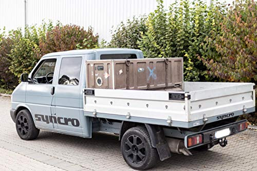 Große XXL Transport Garten Werkzeug Kiste wasserdicht Pritsche T4 Sprinter