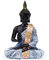 Statue de Bouddha VOANZO, décoration d’intérieur de Paix et d’Harmonie.résine Noire
