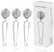 3 Pack Snap Ball Tea Strainer, Exptolii Stainless Steel Tea Strainer with Handle for Loose Leaf Tea Fine Mesh Tea Balls Filter Infusers