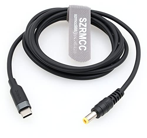 SZRMCC USB C Type-C to DC 5.5x2.5mm 12V PD Trigger Power Cable for KiPRO LCD Monitors cine Broadcast Radio Any 12V Device