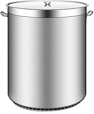 Suppen-Eimer/Suppentopf/Flossen Doppelboden Energiesparende kommerzielle Edelstahl-Verdickter mit hohem Kapazität mit hohem Kapazität mit Deckel (Size : 50cm)