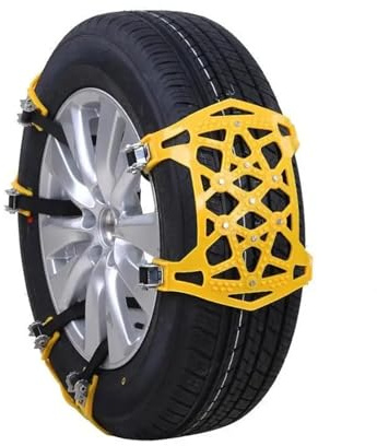 Chaînes de roue de pneu de 6 pièces for la boue sable neige route de glace anti-dérapant voiture camion hors route chaînes à neige en TPU