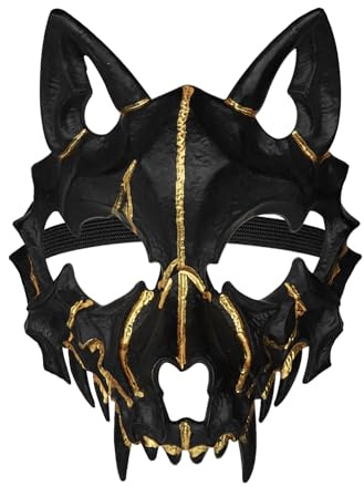 keland Masque Loup Realiste Masque Loup garou Masque Halloween Adulte Femmes Hommes