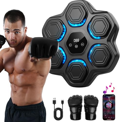 NA Unisex – Erwachsene Mb-1 Music Boxing Machine, Schwarz, MB-1-6 EU