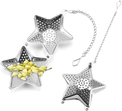 Infusore tè, 2 pezzi Infusore Per Tisane a Rete Extra Fine, Acciaio Inox, Infusore per Tisane, Filtro de Te Acciaio Inossidabile, può essere utilizzato per teiera, tazza di tè, cucina cucina