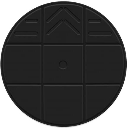 Tapis de réalité virtuelle en forme de lunettes de réalité virtuelle, coussin de simulation de mouvement rond, tapis de sol pliable en polyuréthane