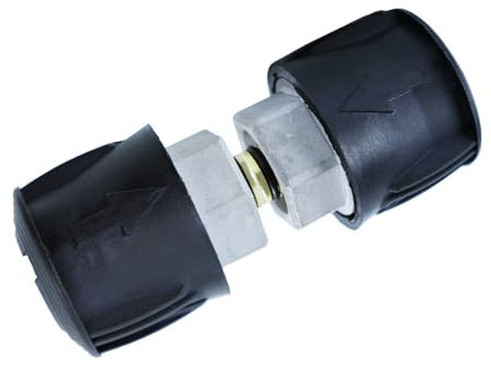 LEBOKJ Connettore Tubo Flessibile M22 Adattatore a sgancio rapido per Karcher Bosch Nilfisk Titan Lavo Universal High Pressure Washer Tubo Parte di Ricambio (1-Pack, Nero)