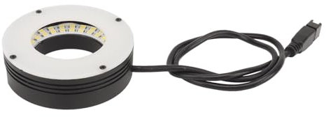 LED Ring Light High Brightness Uniform Lighting for Industry Stereo Microscope Camera Aluminum Alloy ABS 70mm Diameter 40mm Inner Diameter