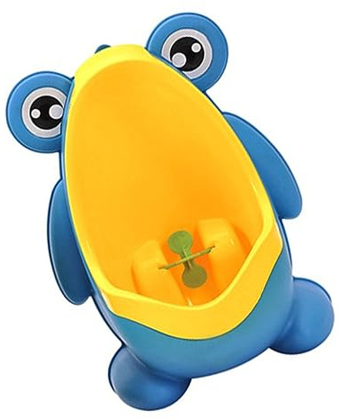 Orinatoio per Ragazzi da Parete, Forma Cartoon, in PP Blu Portatile | Orinatoio per Ragazzino, Design Unico, Uso Comodo, per Bagno, per Ragazzi e Ragazzo Ragazza