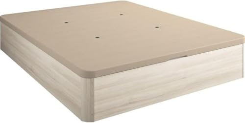 Shiito | Canapé Reno con Amplio Espacio de almacenaje | Tapa Transpirable 3D y ventilación Mejorada con 4 válvulas | Calma y Relax garantizados | Color Ártico - 90x190 cm