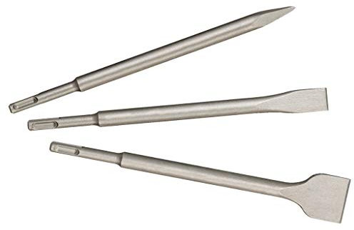 Metabo SDS-plus-Meißelsatz Classic – 628412000 – Für präzises Arbeiten in Beton, Mauerwerk und Stein – 3-teilig
