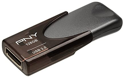 PNY Turbo Attaché - Memoria Flash USB 3.0 (4 Unidades) 128 GB
