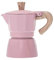 DYB Moke e caffettiere Moka Pot Coffee Pot Home A Mano Punch Stile Italiano Moka Pot Brow Brew Macchina da caffè Macchina per caffè Espresso in Acciaio Inox (Color : Pink, Size : 300ml)