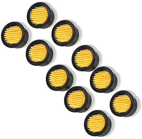 Yuecoom 10 Pezzi Elementi Filtranti di Ricambio Per Compressori D'aria da, Elementi Filtranti di Ricambio Interni Per Compressori D'aria da 58 Mm X 24 Mm Per Compressori a Pistoni