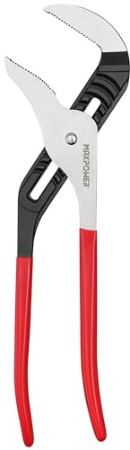 MAXPOWER 20 inch Water Pump with Pliers Straight Jaw, Adjustable Tongue and Groove Plier, Slip Joint Plumbing Pliers | Straight Jaw Locks Pliers