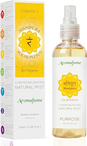 AROMAFUME Raumspray mit ätherischen Ölen, 100 % natürlich (Chakra 3. Manipur)