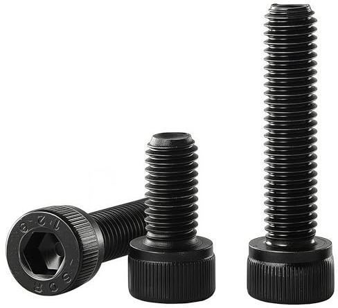 YIIFLY M10-1.5 x 35mm Socket Head Cap Screws, M10x1.5 Bolt, 12.9 Grade Alloy Steel, Allen Socket Drive, Black Oxide Finish, Full Thread, Quantity 10