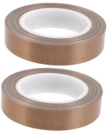 GARVALON Ptfe Dichtungsband 10mm x 10m Hochtemperatur Isolierband Für Vakuumiergeräte Handsiegelband 2 Rollen Verschleißfest Hitzebeständig