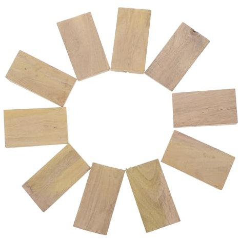 NULYLU 10piezas Cuñas De Madera Para Mangos De Herramientas Reemplazo De Cuñas Para Hachas y Martillos Accesorio De Mantenimiento De Herramientas Para Fijación y Refuerzo De Mangos