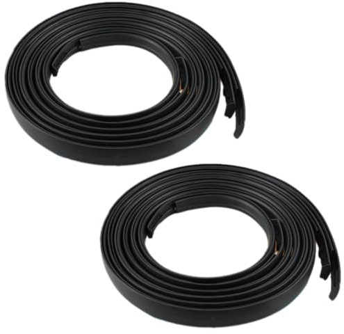Riloer Strisce per modanatura a goccia per tetto, set di modanature per tetto, compatibili con Toyota Sequoia 2008-2021, 75551-0C080 75552-0C080