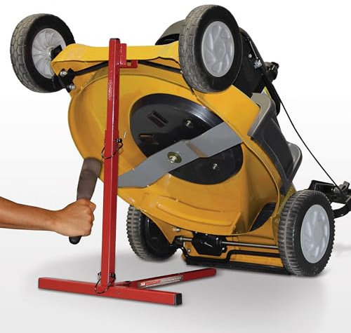 MoJack 45014 Rasenmäher-Schieberheber, 18 kg Hubkapazität, passend für die meisten Schubmäher, ideal für die Wartung und Reparatur von Rasenmähern