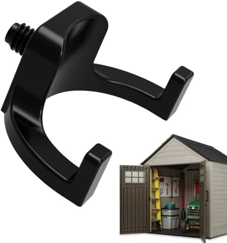 Genérico Ganchos Para Cobertizo Para Herramientas Colgables - Organizador De Garaje | Organizador De Accesorios Con Estanterías Para Elementos Voluminosos De Hogar Pared Patio Jardín Escalera