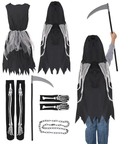 Déguisement effrayant pour enfant, accessoire de cosplay et personnages terrifiants pour représentation et œuvre de théâtre