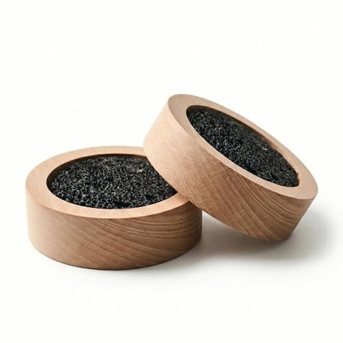 CUIYAKI 2Pcs Essential Oil Diffuser for Desk Office, Passive Lava Rock Diffuser for Aromatherapy, Small Personal Air Freshener for Nightstand, Safe for Sauna & Spa