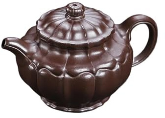 Set De Théière Et Tasse De Noël Service À Thé Ruyi En Argile Violette, Minerai, Sable Doré, Boue, Théière De 300ml, Faite La Main, Originale
