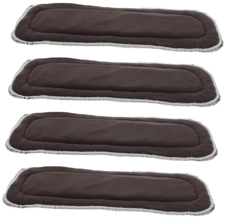 Anneome 4 Pièces Inserts de Lavables pour Garçon Fille Couches Absorbantes Fibre de et Microfibre Réutilisables pour Couches Lavables