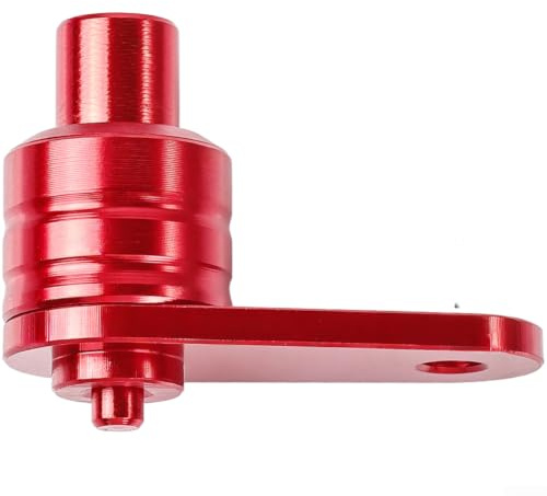 Verrou de frein à disque pour moto - Alarme de sécurité dissuasif avec corps en aluminium CNC pour véhicules tout-terrain - Broche de 6 mm (rouge)