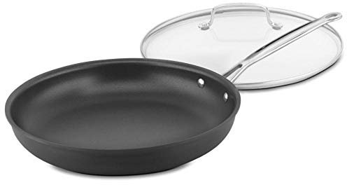 Cuisinart 622-30GP1 622-30G Nonstick-Hard-Anodized, Stainless Steel, Skillet w/Glass Cover