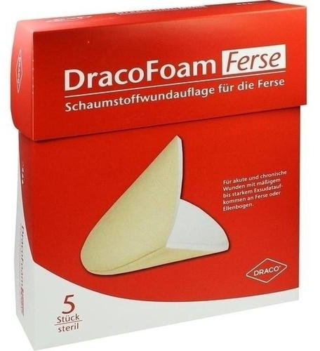 DRACOFOAM Ferse Schaumstoff Wundauflage 5 St