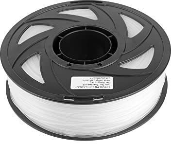 S SIENOC PA Filament 1,75 mm 1kg Rolle für 3D Drucker (Nylon transparente Natur)