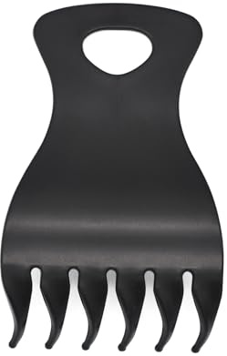 Professional Men Styling Comb, Detangling Afro Streaker Wide Tooth Fork Comb Rake Comb Anti-Static Heat Resistant Oil Hair Styling Way Long Curly Hair for Men Hair Salon
