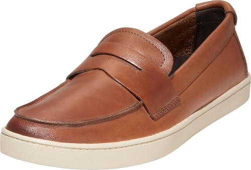 Cole Haan Men's Pinch Weekender Penny, British Tan/Angora, 7-M US
