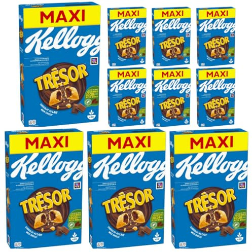 Tresor Milk Choco Cerealien Muesli Cornflakes 620 gramm x 10 Stück