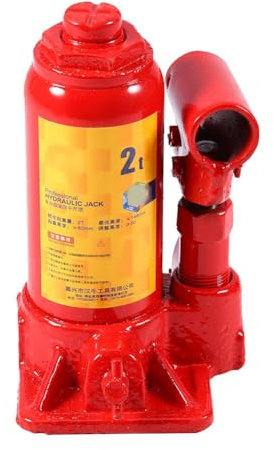 Hydraulischer Wagenheber, 2T Kapazität, Auto-Hebebühne, Fahrzeug-Reparaturwerkzeug, Stabile Basis, Auslaufsicher, rutschfest für den Langzeitgebrauch