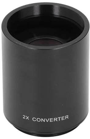 2X Teleconverter, 2X Teleconverter Magnification Lens Converter for T Mount 420-800mm 650-1300mm 500mm 800mm 900mm Mirror Telephoto Zoom Lenses