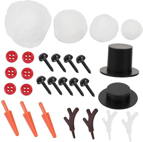 Alasum 3sätze Snowman Material Kit Für Weihnachtsdeko Eltern Bastelset Für Kreative Und Festlichen Spaß