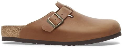BIRKENSTOCK Boston (Pelle) - Sabot in Pelle da Uomo e da Donna, Cognac N, 4.5